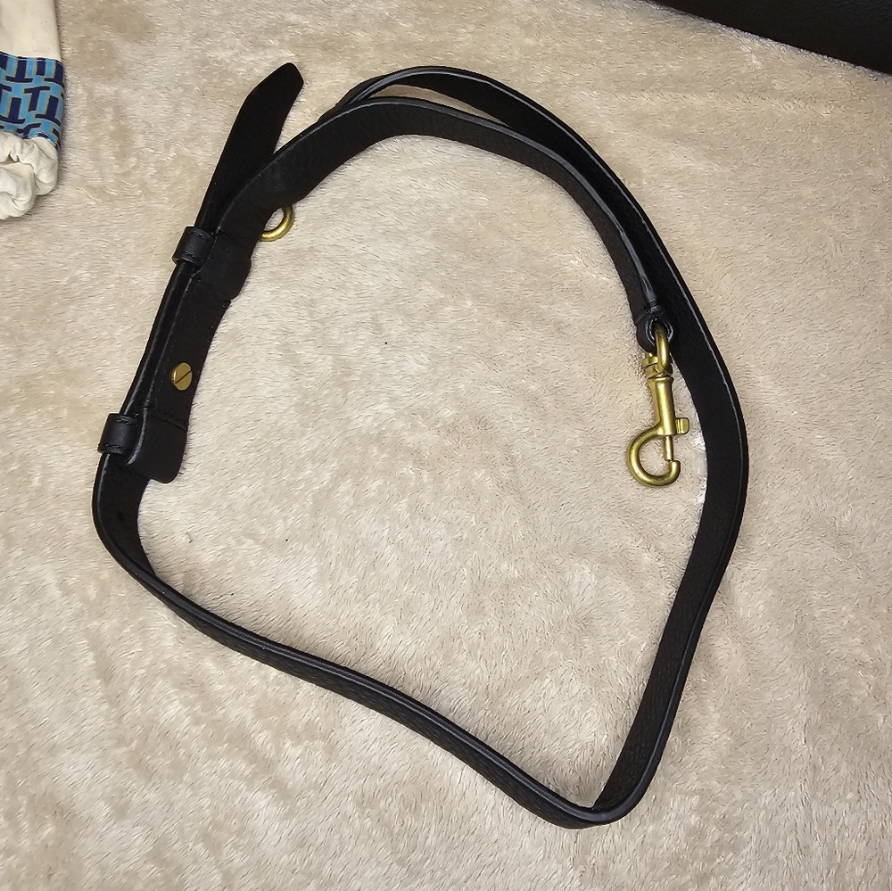 Tory Burch Gemini Black Pebbled leather medium Tote - Picture 12 of 14